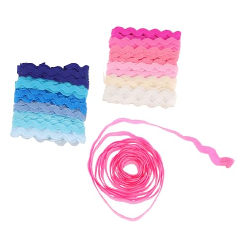 SAFIGLE 2 Stück Teiliges Welliges Zierband Farben Pro Karte Vielseitiges Geschenkband für DIY Basteln Partydekoration Nähen und Geschenkverpackung SAFIGLE 2 Stück Teiliges Welliges Zierband Farben Pro Karte Vielseitiges Geschenkband für DIY Basteln Partydekoration Nähen und Geschenkverpackung von SAFIGLE