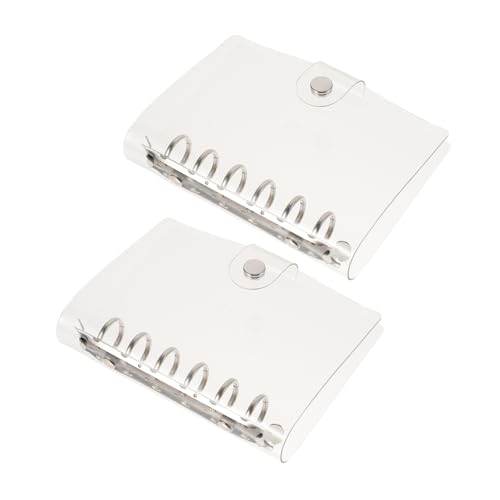 SAFIGLE 2 Stück Transparentes PVC Ringbuch Einband Lochung Leicht Rutschfest Notizbuch Schutz für Tagebuch Planer Büro Schule SAFIGLE 2 Stück Transparentes PVC Ringbuch Einband Lochung Leicht Rutschfest Notizbuch Schutz für Tagebuch Planer Büro Schule von SAFIGLE