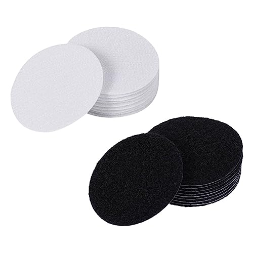 SAFIGLE 20 Paare Selbstklebende Möbelklettpunkte Hohe Tragkraft Möbel Fixierband Für Sofa Matratze Bettbezug Anti rutsch Klettband Polstermöbel Befestigung Ohne Bohren von SAFIGLE