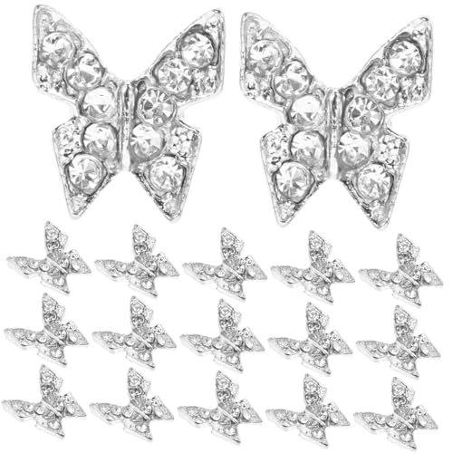SAFIGLE 20 Stück Schmetterling Nageldekor Adorable Nail Art für Partys Feiertage Hochwertige Widerstandsfähige Nagelverzierung Diy Nageldesigns von SAFIGLE