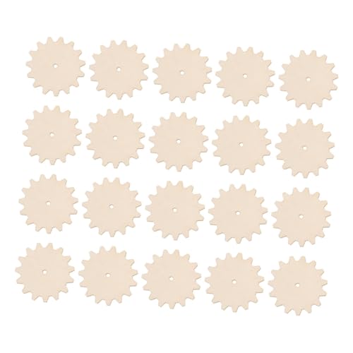 SAFIGLE 20 Stück Teiliges DIY Holzchips mit Kreativen Zahnrädern Robuste Holzplatten für Gestalten Unbemalt zum Bemalen und Individuellen Dekorieren Langlebig und Vielseitig für SAFIGLE 20 Stück Teiliges DIY Holzchips mit Kreativen Zahnrädern Robuste Holzplatten für Gestalten Unbemalt zum Bemalen und Individuellen Dekorieren Langlebig und Vielseitig für von SAFIGLE