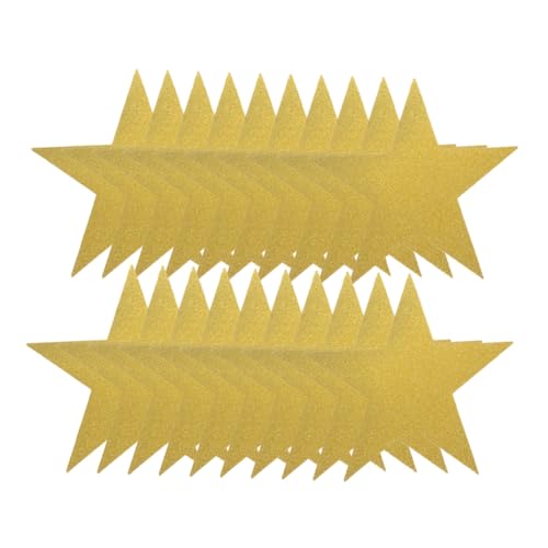 SAFIGLE 20 Stück Teiliges Glitzernde Goldene Papiersterne Fünf punkte Wanddekoration Beidseitig Bedruckt für Klassenzimmer Pinnwand DIY Bastelprojekte und Handwerkskunst SAFIGLE 20 Stück Teiliges Glitzernde Goldene Papiersterne Fünf punkte Wanddekoration Beidseitig Bedruckt für Klassenzimmer Pinnwand DIY Bastelprojekte und Handwerkskunst von SAFIGLE