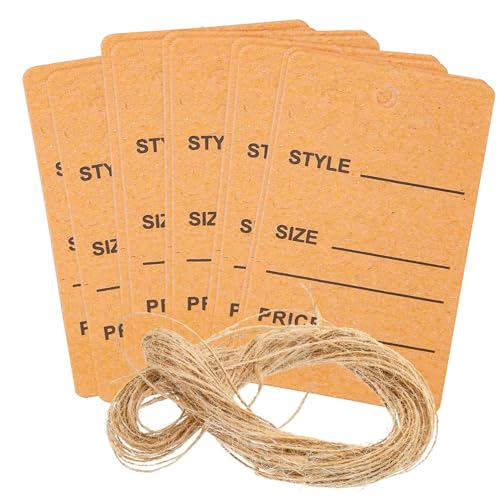 SAFIGLE 200 Stück Beschreibbare Preisschilder mit Schnur Kleine Papieranhänger für Schmuck Kleidung und Bastelbedarf Vielseitige Handschriftliche Etiketten für Warenkennzeichnung SAFIGLE 200 Stück Beschreibbare Preisschilder mit Schnur Kleine Papieranhänger für Schmuck Kleidung und Bastelbedarf Vielseitige Handschriftliche Etiketten für Warenkennzeichnung von SAFIGLE