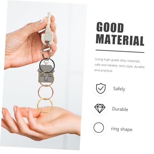 SAFIGLE 200 Stück Teiliges Schlüsselringe aus Metall Farbige DIY Zubehör Schlüsselanhänger Ringe Stabile Doppelte Ringschlüsselanhänger für Schlüssel Schmuck Bastelarbeiten SAFIGLE 200 Stück Teiliges Schlüsselringe aus Metall Farbige DIY Zubehör Schlüsselanhänger Ringe Stabile Doppelte Ringschlüsselanhänger für Schlüssel Schmuck Bastelarbeiten von SAFIGLE