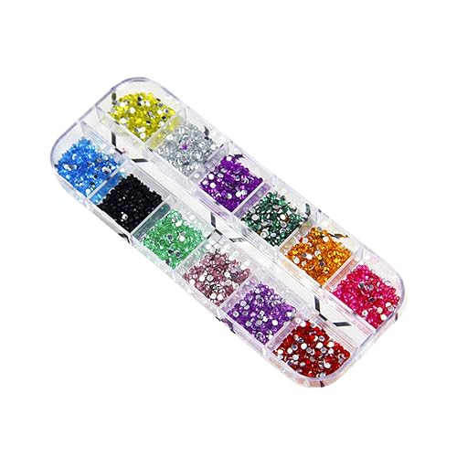 SAFIGLE 2000Stücke Nageldekoration Farben Glitzeraufkleber für Nail Art Selbstklebende Sticker für Nageldesigns Einfach Anzuwenden Natürlichen SAFIGLE 2000Stücke Nageldekoration Farben Glitzeraufkleber für Nail Art Selbstklebende Sticker für Nageldesigns Einfach Anzuwenden Natürlichen von SAFIGLE