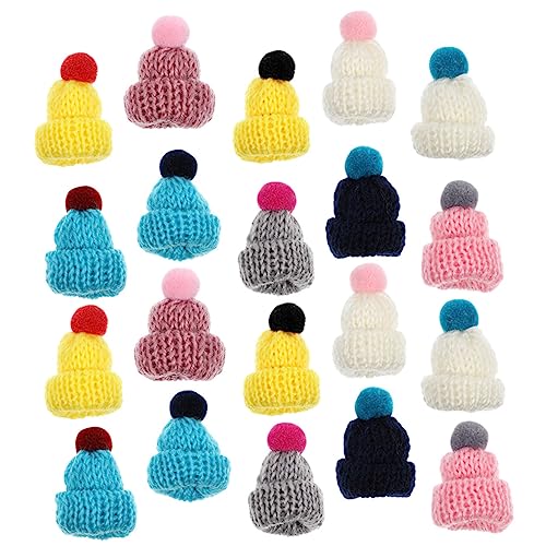 SAFIGLE 20-Stück Mini-Hut Set - Strickzubehör - Weihnachtsdekoration - Miniatur-Strickmützen - Austauschbare kleine Hüte - Fingerhüte - Festtagsatmosphäre SAFIGLE 20-Stück Mini-Hut Set - Strickzubehör - Weihnachtsdekoration - Miniatur-Strickmützen - Austauschbare kleine Hüte - Fingerhüte - Festtagsatmosphäre von SAFIGLE