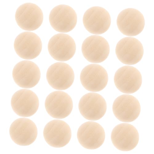 SAFIGLE 24 Stück Teiliges Halbe Holzkugeln Natürliche Holzperlen für DIY Bastelarbeiten Robuste Glatte Oberfläche Vielseitig für Schmuck Dekorationen Kunstprojekte SAFIGLE 24 Stück Teiliges Halbe Holzkugeln Natürliche Holzperlen für DIY Bastelarbeiten Robuste Glatte Oberfläche Vielseitig für Schmuck Dekorationen Kunstprojekte von SAFIGLE