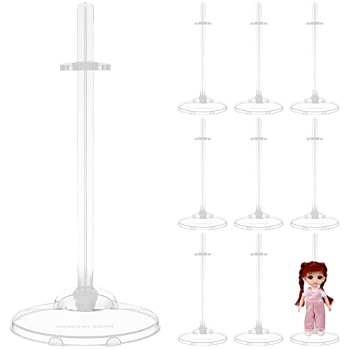 SAFIGLE 24teilige Puppenhalter-Set, Action-Figure-Ständer, Transparente Puppenständer, Hubbare und Einstellbare Halterungen für Puppen von 10-13 Zoll, inkl. 24teiliger Zubehör-Set SAFIGLE 24teilige Puppenhalter-Set, Action-Figure-Ständer, Transparente Puppenständer, Hubbare und Einstellbare Halterungen für Puppen von 10-13 Zoll, inkl. 24teiliger Zubehör-Set von SAFIGLE