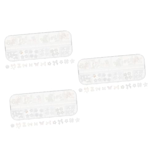 SAFIGLE 3 Boxen Nail Art Charms Teiliges aus Resin Blumenform für Kreative Nagelgestaltungen für Diy Nail Art und Nagelstudios Einfache Anwendung für Natürliche und Künstliche Nägel SAFIGLE 3 Boxen Nail Art Charms Teiliges aus Resin Blumenform für Kreative Nagelgestaltungen für Diy Nail Art und Nagelstudios Einfache Anwendung für Natürliche und Künstliche Nägel von SAFIGLE