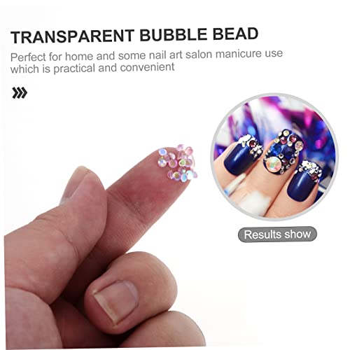 SAFIGLE 3 Boxen Nail Charms Farben Meerjungfrau Perlen für Kreative Nail Art Diy Nageldekoration Geeignet für Zuhause und Partys Praktische Maniküre Accessoires von SAFIGLE