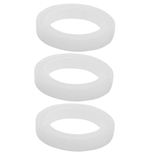 SAFIGLE 3 STÜCKE Teiliges Silikon Armband Gießform Wiederverwendbar Flexible DIY Schmuckform für Epoxidharz Basteln Facettenarmbandform für Handgemachte Geschenke von SAFIGLE