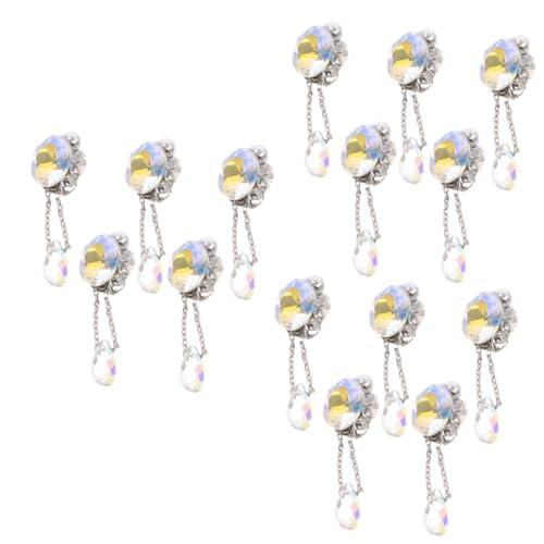 SAFIGLE 3 Sätze Anhänger Nail Decoration Nail Charms Nagelcharme Maniküre Zubehör Rhinestone Nailart-strasssteine Dekoration Nagel Diamanten Maniküre Diy Zubehör Glas Kristall 5 Stück * 3 von SAFIGLE