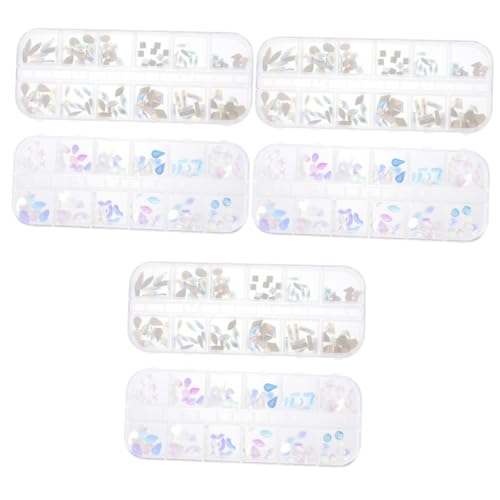 SAFIGLE 3 Sätze Boxen Mit Bunten Nagelkunst Stiften Schmucksteine Für Kreative Maniküren Diy Nageldekoration Vielseitige Nail Art Accessoires Für 2boxen*3 von SAFIGLE