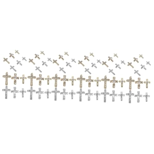 SAFIGLE 3 Sätze Legierungsknotenschmuck Strasssteine für Nägel Nagel Edelsteine Reiz Kreuzanhänger Für Nägel Nail-art-charme Zinklegierung 60 Stück * 3 SAFIGLE 3 Sätze Legierungsknotenschmuck Strasssteine für Nägel Nagel Edelsteine Reiz Kreuzanhänger Für Nägel Nail-art-charme Zinklegierung 60 Stück * 3 von SAFIGLE