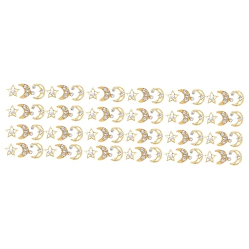 SAFIGLE 3 Sätze Nagelkunst Charms Mond Und Stern Dekorationen Für Diy Nagelkunst Nagelschmuck Einfach Anzuwenden Für Besondere Anlässe Und Designs 30 Stück * 3 SAFIGLE 3 Sätze Nagelkunst Charms Mond Und Stern Dekorationen Für Diy Nagelkunst Nagelschmuck Einfach Anzuwenden Für Besondere Anlässe Und Designs 30 Stück * 3 von SAFIGLE