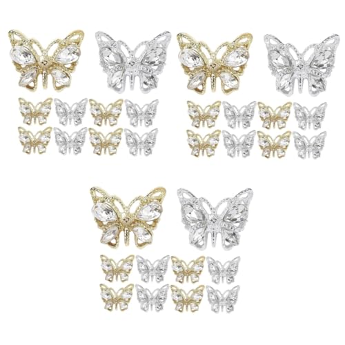 SAFIGLE 3 Sätze Nagelschmuck Bohrer Nagelkunst Schmetterling Trendy Schmetterlingsnägel Süßer Schmetterling Nagel Charm Nagel Schmetterling Charms Für Nagel Charms Nagelkunst 10 Stück * 3 SAFIGLE 3 Sätze Nagelschmuck Bohrer Nagelkunst Schmetterling Trendy Schmetterlingsnägel Süßer Schmetterling Nagel Charm Nagel Schmetterling Charms Für Nagel Charms Nagelkunst 10 Stück * 3 von SAFIGLE