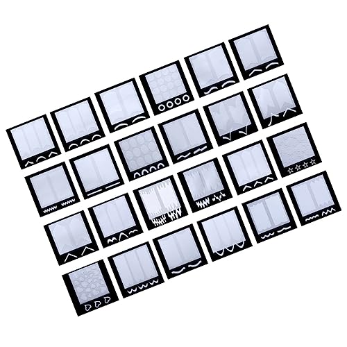 SAFIGLE 3 Sätze Nail Art Stencils Set Selbstklebende French Maniküre Aufkleber für Nagelkunst Einfache Anwendung und Entfernung für Diy Nailart SAFIGLE 3 Sätze Nail Art Stencils Set Selbstklebende French Maniküre Aufkleber für Nagelkunst Einfache Anwendung und Entfernung für Diy Nailart von SAFIGLE