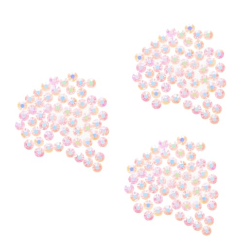 SAFIGLE 3 Stück Dekorative Nagelsteine Jelly Farbige Resin Flache Strass für Nageldesign Diy Handyhüllen Maniküre Zubehör für Partys und Besondere Anlässe von SAFIGLE