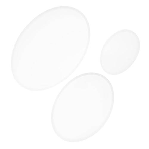 SAFIGLE 3 Stück Teiliges DIY Silikonform für Kristall Epoxidharz Flexible Transparente Gießformen in Klein Mittel Groß für Handgefertigte Tischdekorationen und Individuelle Ornamente von SAFIGLE