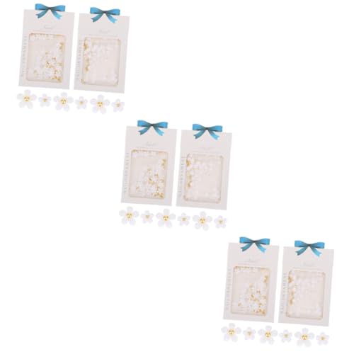 SAFIGLE 3 Stück Weißes Nail Art Zubehör Dekorative Nagelstuds für Diy Maniküre Shiny Nail Charms für Nagelgestaltungen und Besondere Anlässe SAFIGLE 3 Stück Weißes Nail Art Zubehör Dekorative Nagelstuds für Diy Maniküre Shiny Nail Charms für Nagelgestaltungen und Besondere Anlässe von SAFIGLE
