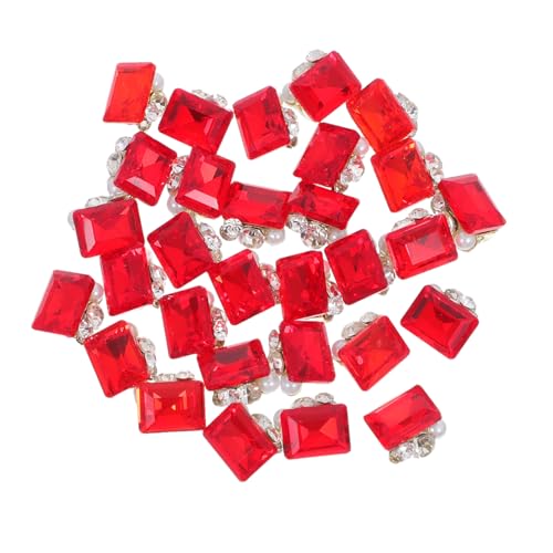 SAFIGLE 30 Stück Teiliges Nagel-dekorationsset Kleine Rote Strasssteine Langlebig für Damen Mädchen Funkelnde DIY Nagelkunst Schmucksteine für Hochzeit Party Prom Maniküre SAFIGLE 30 Stück Teiliges Nagel-dekorationsset Kleine Rote Strasssteine Langlebig für Damen Mädchen Funkelnde DIY Nagelkunst Schmucksteine für Hochzeit Party Prom Maniküre von SAFIGLE