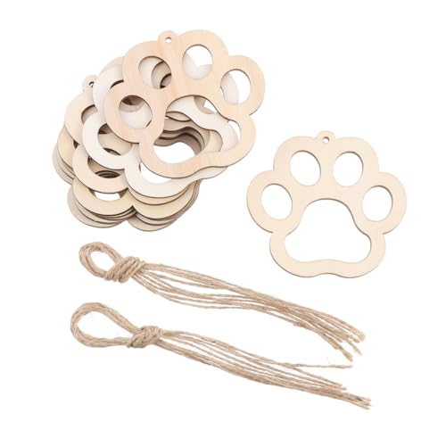 SAFIGLE 30 Stück Teiliges Umweltfreundliche Holzscheiben mit Aufhängeloch Kleine Runde Holzanhänger für Kreative DIY basteleien Individuelle Dekoration Holzpendants mit Baumwollbändern SAFIGLE 30 Stück Teiliges Umweltfreundliche Holzscheiben mit Aufhängeloch Kleine Runde Holzanhänger für Kreative DIY basteleien Individuelle Dekoration Holzpendants mit Baumwollbändern von SAFIGLE