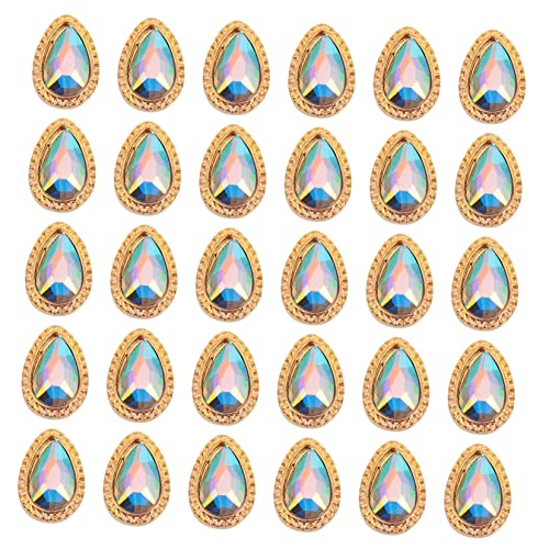 SAFIGLE 30Stücke Nieten Edelsteine Nageldekoration für Kunsthandwerk DIY Maniküre Glänzende Nail Art für Vielseitig Einsetzbar für Handys SAFIGLE 30Stücke Nieten Edelsteine Nageldekoration für Kunsthandwerk DIY Maniküre Glänzende Nail Art für Vielseitig Einsetzbar für Handys von SAFIGLE