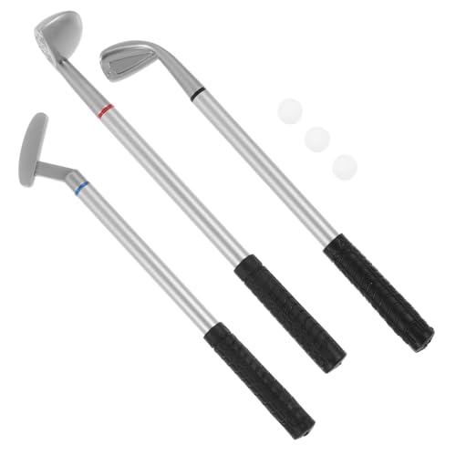 SAFIGLE 3Sätze Golf Stift mit Einzigartigem Schlägerdesign Farbauswahl Kugelschreiber aus Langlebigen Materialien von SAFIGLE