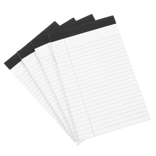 SAFIGLE 4 Notizbuch Notizbilder Lieferungen Journaling Notebook Zeitschrift Klebrig Memo -pads Gefüttert Notizblock Bürobedarf Notizbücher Gepunktet Zu Schmucklos Schreibwaren Weiß Papier von SAFIGLE