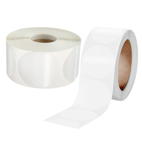 SAFIGLE 4 Rollen Transparent Runde Aufkleber Selbstklebend Paketverschluss Etiketten Für Geschenkboxen Umschläge Und Verpackungen Klare Dichtetiketten SAFIGLE 4 Rollen Transparent Runde Aufkleber Selbstklebend Paketverschluss Etiketten Für Geschenkboxen Umschläge Und Verpackungen Klare Dichtetiketten von SAFIGLE