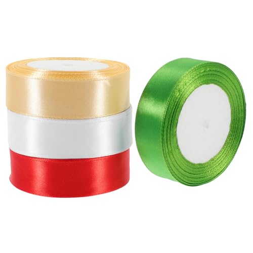 SAFIGLE 4 Rollen Zuschneidbare Geschenkbänder und Hellgold für Bastelprojekte pro für Blumensträuße Kuchen und Dekorationen SAFIGLE 4 Rollen Zuschneidbare Geschenkbänder und Hellgold für Bastelprojekte pro für Blumensträuße Kuchen und Dekorationen von SAFIGLE
