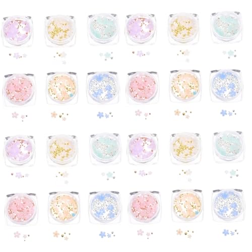 SAFIGLE 4 Sätze Charms Uv Resistente Nail Art Deko Für Maniküre Für Diy Nageldesigns Und Geschenkideen Für Damen 6boxen*4 SAFIGLE 4 Sätze Charms Uv Resistente Nail Art Deko Für Maniküre Für Diy Nageldesigns Und Geschenkideen Für Damen 6boxen*4 von SAFIGLE