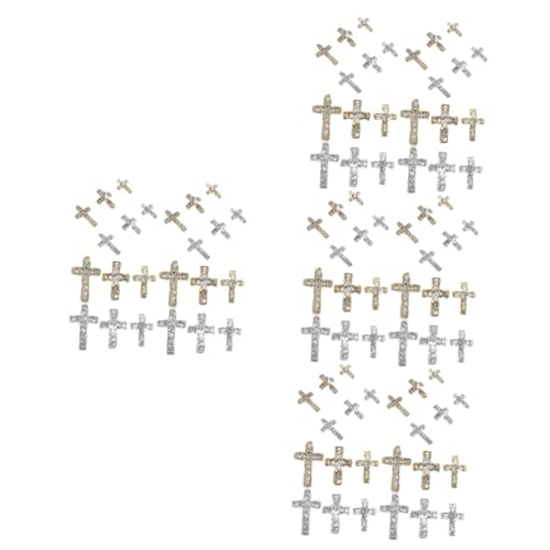 SAFIGLE 4 Sätze Legierungsknotenschmuck Strasssteine für Nägel Edelsteine Reiz Strassnagelzauber Nagel Charms Kreuz Nagelanhänger Strass Zinklegierung 60 Stück * 4 SAFIGLE 4 Sätze Legierungsknotenschmuck Strasssteine für Nägel Edelsteine Reiz Strassnagelzauber Nagel Charms Kreuz Nagelanhänger Strass Zinklegierung 60 Stück * 4 von SAFIGLE