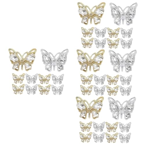 SAFIGLE 4 Sätze Nagelschmuck Bohrer Schmetterlingsanhänger Schmetterlingsnagelanhänger Nageldekorationen Für Nagelkunst Süße Schmetterlingsnägel Nagelanhänger Süßigkeiten 10 Stück * 4 SAFIGLE 4 Sätze Nagelschmuck Bohrer Schmetterlingsanhänger Schmetterlingsnagelanhänger Nageldekorationen Für Nagelkunst Süße Schmetterlingsnägel Nagelanhänger Süßigkeiten 10 Stück * 4 von SAFIGLE