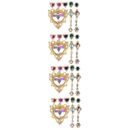SAFIGLE 4 Sätze Nail Art Nail Charms für Maniküre Dekorative Edelsteine Verschiedenen Farben für Hochzeiten Valentinstag und DIY Projekte SAFIGLE 4 Sätze Nail Art Nail Charms für Maniküre Dekorative Edelsteine Verschiedenen Farben für Hochzeiten Valentinstag und DIY Projekte von SAFIGLE