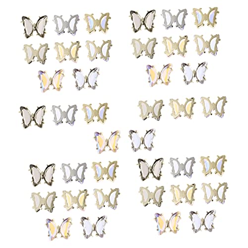 SAFIGLE 4 Sätze Schmetterlings Nagel Charms Set Teiliges Nail Art Zubehör Aus Für Kreative Maniküre Und Nageldesign Für Natürliche Und Künstliche Nägel 40 Stück * 4 SAFIGLE 4 Sätze Schmetterlings Nagel Charms Set Teiliges Nail Art Zubehör Aus Für Kreative Maniküre Und Nageldesign Für Natürliche Und Künstliche Nägel 40 Stück * 4 von SAFIGLE