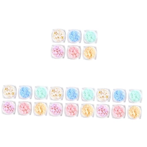 SAFIGLE 4 Sätze Sonnenblumen Nagelkunst Charms Aus Harz Nail Art Zubehör Für Damen Für Diy Maniküre Und Nagelstudios 6boxen*4 von SAFIGLE