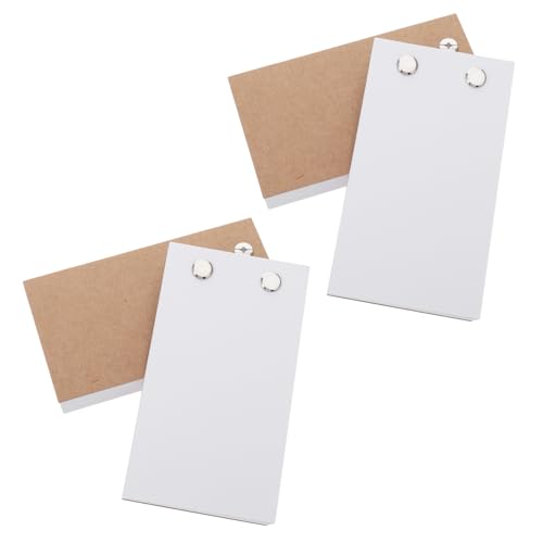 SAFIGLE 4 Stück Abnehmbares Schrauben design Pocket Notebook Praktisches Handliches Notizbuch mit Blättern Tragbares Memo Terminplaner tool für Studenten und Alltag von SAFIGLE