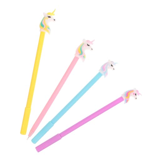 SAFIGLE 4 Stück Gelstifte Einhorn motiv Bunte Kreative Schreibstifte Für Sanft Schreibend Spaßiger Kugelschreiber Mit Zufälliger Farbe Für Schule Und Geschenke Zufällige Zufällige Farbe SAFIGLE 4 Stück Gelstifte Einhorn motiv Bunte Kreative Schreibstifte Für Sanft Schreibend Spaßiger Kugelschreiber Mit Zufälliger Farbe Für Schule Und Geschenke Zufällige Zufällige Farbe von SAFIGLE