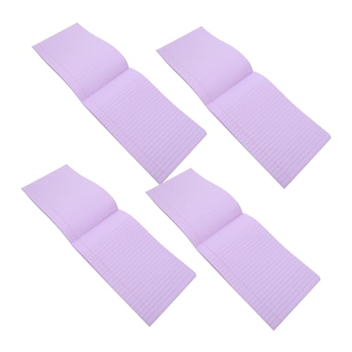 SAFIGLE 4 Stück Legal Pad Liniert Abreißbar Notizblock für Büro und Schule Praktisches Pocket Notepad für Planung und Organisation in Violett von SAFIGLE