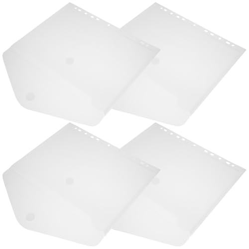 SAFIGLE 4 Stück Teiliges Dokumententaschen mit Aufkleberverschluss Transparente Kunststoff organizer taschen für Büro Wasserabweisend und Reißfest Sichere Aufbewahrung für Dokumente und SAFIGLE 4 Stück Teiliges Dokumententaschen mit Aufkleberverschluss Transparente Kunststoff organizer taschen für Büro Wasserabweisend und Reißfest Sichere Aufbewahrung für Dokumente und von SAFIGLE
