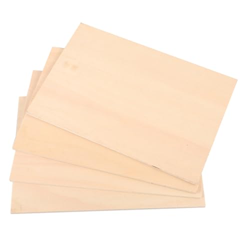 SAFIGLE 4 Stück Teiliges Glatte Unbehandelte Holzplatten für DIY Holzschnitzerei Natürliche Holzzuschnitte für Kreative Bastelprojekte Sichere Holzrohlinge zum Bemalen und Gestalten SAFIGLE 4 Stück Teiliges Glatte Unbehandelte Holzplatten für DIY Holzschnitzerei Natürliche Holzzuschnitte für Kreative Bastelprojekte Sichere Holzrohlinge zum Bemalen und Gestalten von SAFIGLE