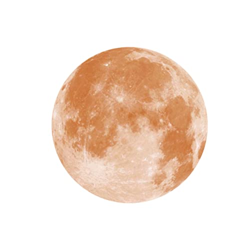 SAFIGLE 40 Cm Mond Kunst Wandbehang Runde Glow in Dark Aufkleber Für Kinderzimmer SAFIGLE 40 Cm Mond Kunst Wandbehang Runde Glow in Dark Aufkleber Für Kinderzimmer von SAFIGLE