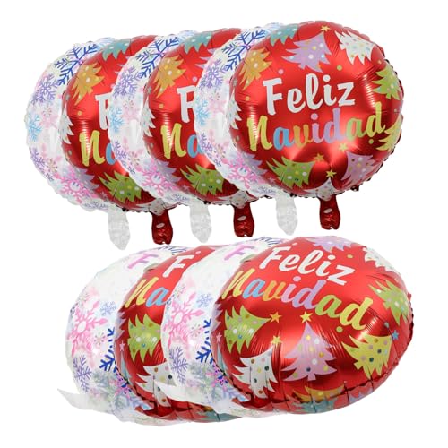 SAFIGLE 40 Stk Weihnachtsballons Baby-dekorationen Alphabet-ballons Luftballons Zu Weihnachten Requisiten Für Festivalballons Weihnachtsfeierzubehör Kind Mexiko Aluminiumfolie Empfindlich von SAFIGLE