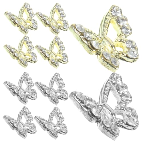 SAFIGLE 40 Stück Schmetterlings Nagelschmuck Nail Art Charms aus Langlebigem Maniküre und Nageldesigns für Hochzeiten und Partys SAFIGLE 40 Stück Schmetterlings Nagelschmuck Nail Art Charms aus Langlebigem Maniküre und Nageldesigns für Hochzeiten und Partys von SAFIGLE
