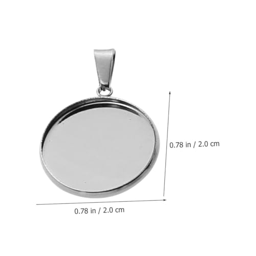 SAFIGLE 40 Stück Teiliges Edelstahl Anhänger Rohlinge Runde Schmuckhalter Tabletts Langlebige DIY Schmuckherstellung Zubehör Verschleißfest und Formstabil zum Auffädeln und Basteln von SAFIGLE 40 Stück Teiliges Edelstahl Anhänger Rohlinge Runde Schmuckhalter Tabletts Langlebige DIY Schmuckherstellung Zubehör Verschleißfest und Formstabil zum Auffädeln und Basteln von von SAFIGLE