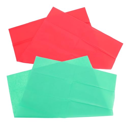 SAFIGLE 40 Stück Ultradünnes Bastelpapier für DIY Projekte Geschenkverpackungen Blumensträuße und Dekorative Verpackungen Rot Grün SAFIGLE 40 Stück Ultradünnes Bastelpapier für DIY Projekte Geschenkverpackungen Blumensträuße und Dekorative Verpackungen Rot Grün von SAFIGLE