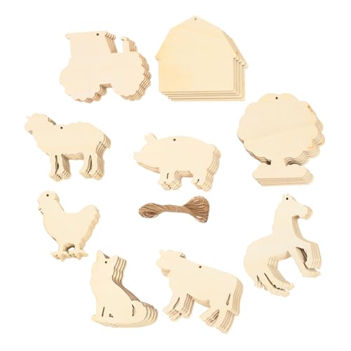 SAFIGLE 45 Stück Teiliges DIY Holzscheiben mit Tier Baumformen Naturbelassene Blanke Holzrohlinge zum Basteln und Bemalen Kreative Holzplatten für Heimdekoration SAFIGLE 45 Stück Teiliges DIY Holzscheiben mit Tier Baumformen Naturbelassene Blanke Holzrohlinge zum Basteln und Bemalen Kreative Holzplatten für Heimdekoration von SAFIGLE