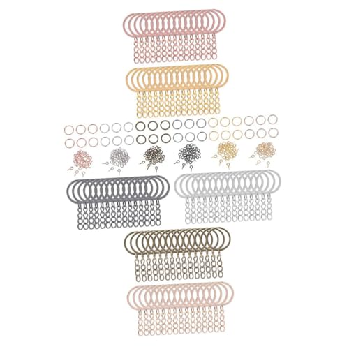 SAFIGLE 450 Stück Teiliges Schlüsselanhänger Bunten Kleinen Ösenschrauben Offenen Sprungringen und Verbindungsringen für DIY Schmuckherstellung und Schlüsselanhänger Basteln SAFIGLE 450 Stück Teiliges Schlüsselanhänger Bunten Kleinen Ösenschrauben Offenen Sprungringen und Verbindungsringen für DIY Schmuckherstellung und Schlüsselanhänger Basteln von SAFIGLE