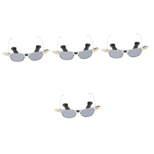 SAFIGLE 4stücke Cow Eyeglasses Für Kostümpartys Lustige Cartoon-brille Für Halloween Und Cosplay Schwarze Und Weiße Kuh-sonnenbrille Robustem Pc-material Für Unvergessliche SAFIGLE 4stücke Cow Eyeglasses Für Kostümpartys Lustige Cartoon-brille Für Halloween Und Cosplay Schwarze Und Weiße Kuh-sonnenbrille Robustem Pc-material Für Unvergessliche von SAFIGLE